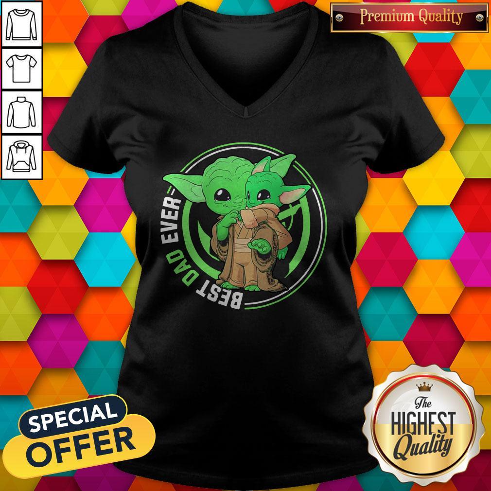 Top Master Yoda And Baby Yoda best Dad Ever Shirt
