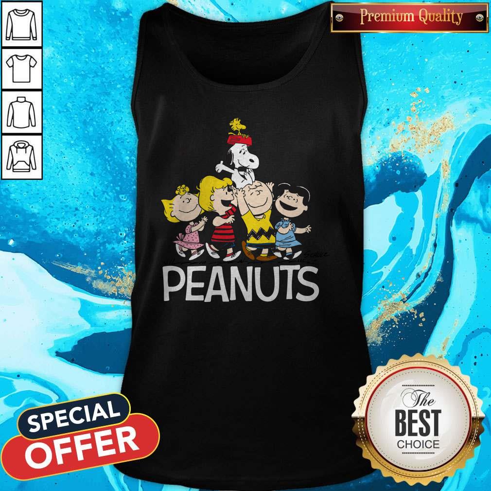Top Peanuts Charlie Marron Woodstock Charles Monroe Sparky Schulz Shirt