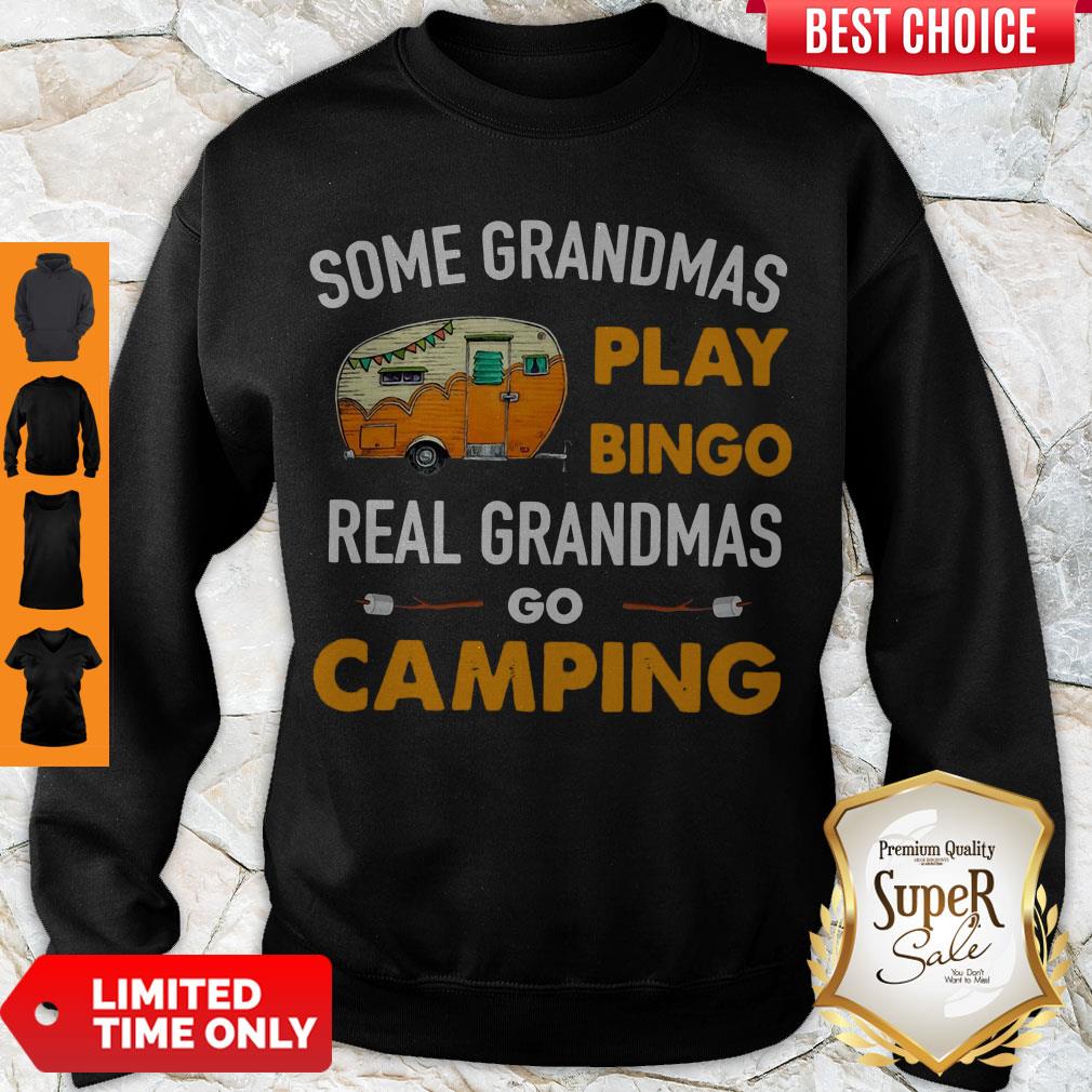 Top Real Grandmas Go Camping Shirt