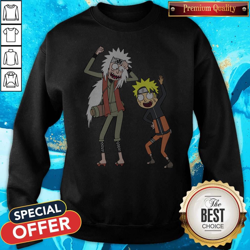Top Rick And Morty Mashup Naruto And Jiraiya Halloween Shirt