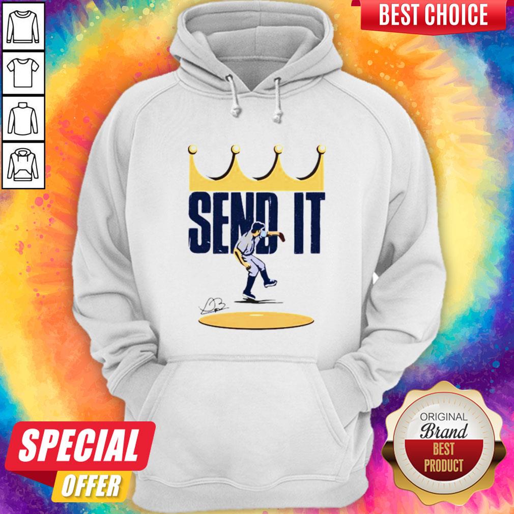 Top Trevor Bauer Send It Baseball Signature Shirt