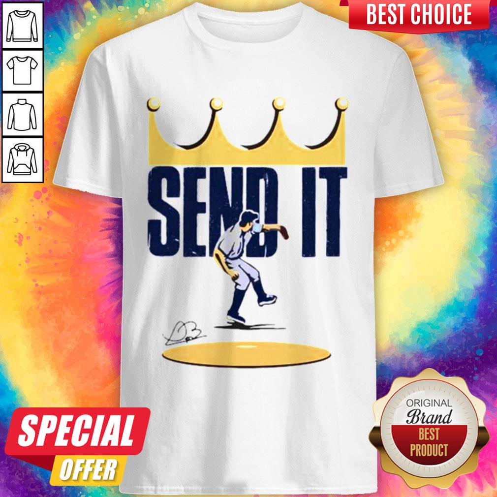 Top Trevor Bauer Send It Baseball Signature Shirt