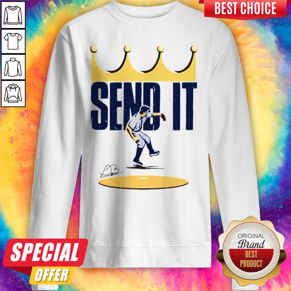 Top Trevor Bauer Send It Baseball Signature Shirt