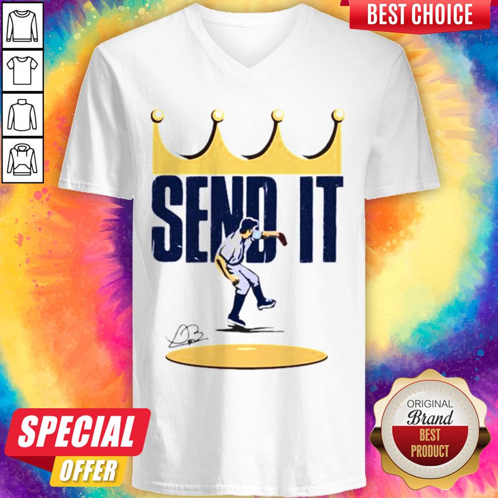 Top Trevor Bauer Send It Baseball Signature Shirt