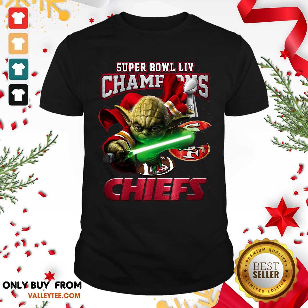 Top Yoda Super Bowl LIV Champions Kansas City Chiefs Shirt