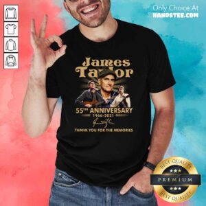 Top James Taylor 55th Anniversary Shirt