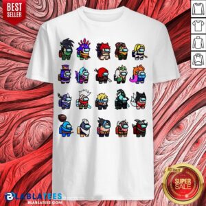 Colorful Among Us X League Of Legends Games Shirt