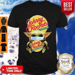 Baby Yoda Mask Johnny Rockets Coronavirus Shirt