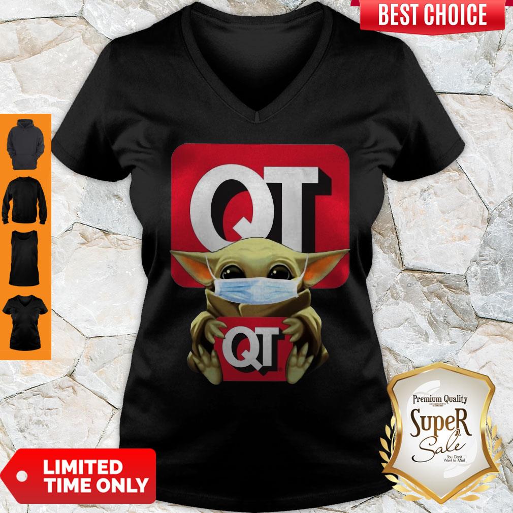 Awesome Baby Yoda Mask QuikTrip COVID-19 Shirt