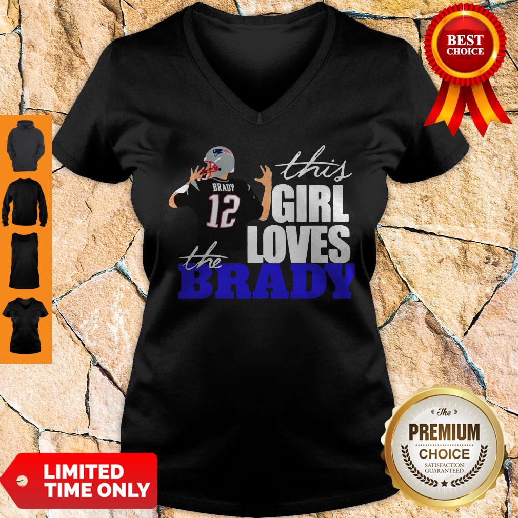 Official This Girl Loves The Brady 12 Signature Shirt