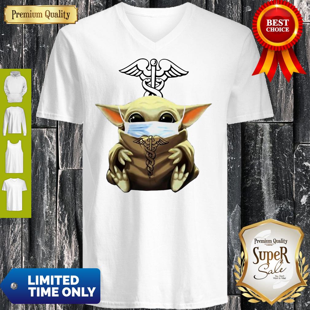 Good Baby Yoda Mask Hug CNA Shirt