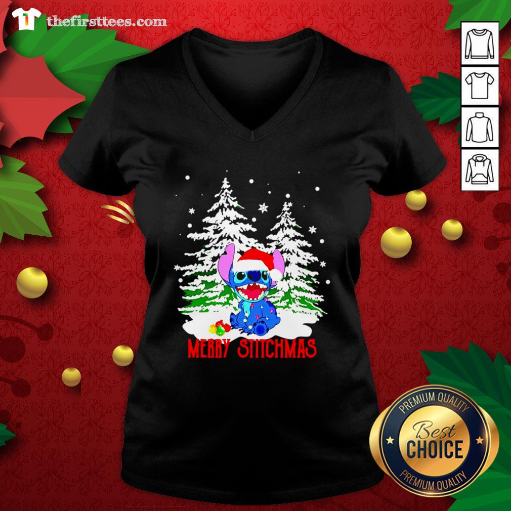 Grateful Stitch Santa Merry Stitchmas Christmas Shirt