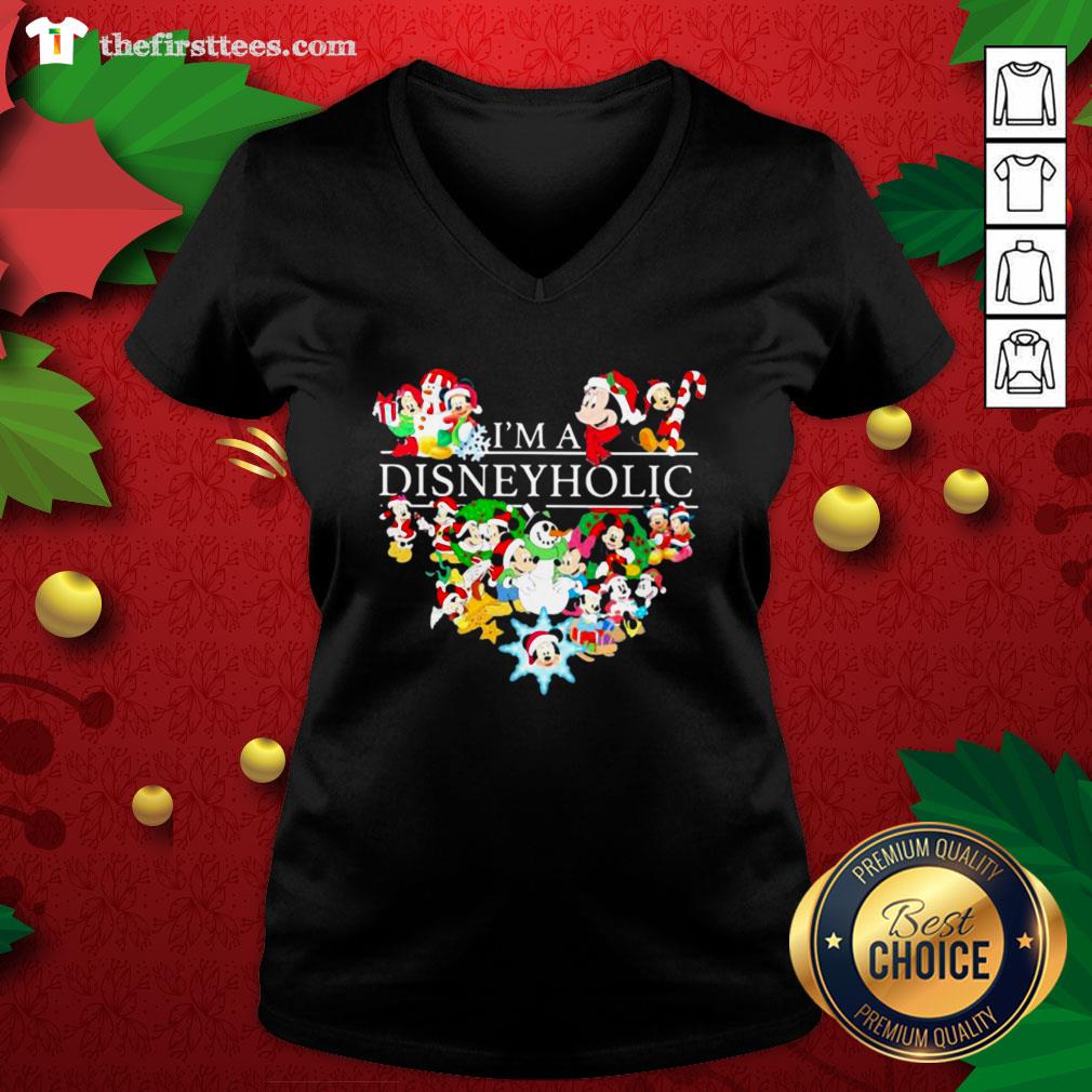 Colorful I’m A Disney Holic Heart Mickey Mouse Shirt