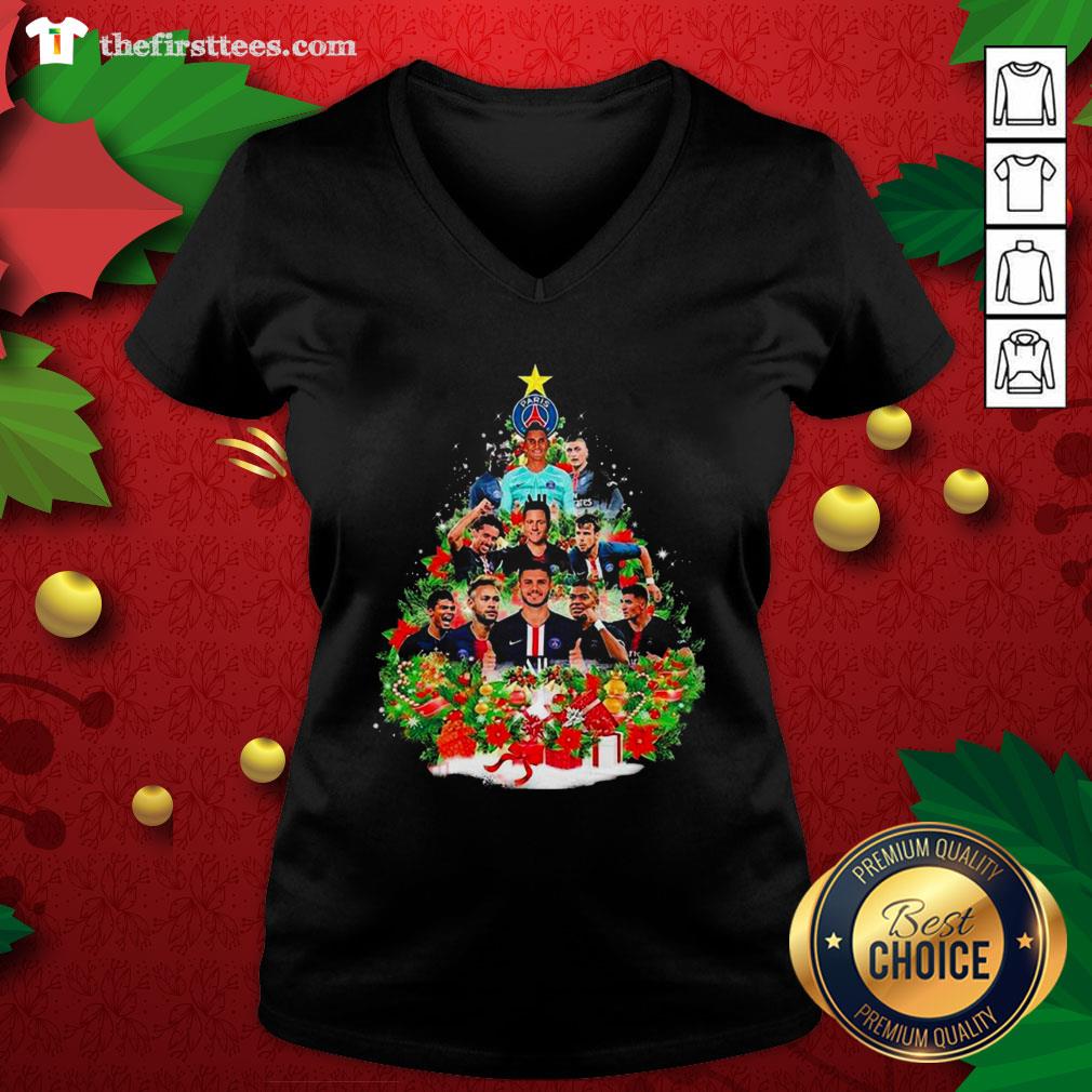 Nice Paris Saint Germain Football Club Christmas Tree Shirt