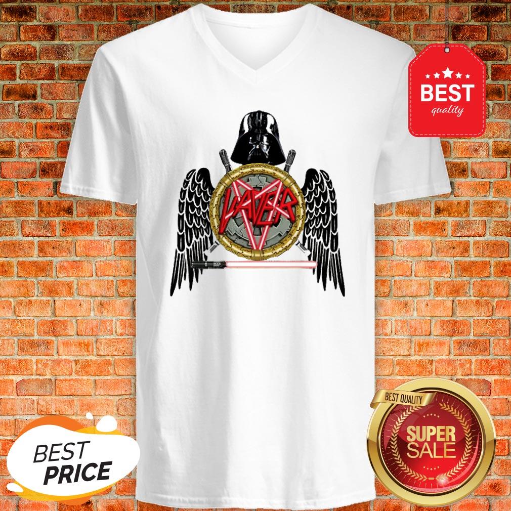 Official Slayer Logo Mashup Darth Vader Star Wars Shirt