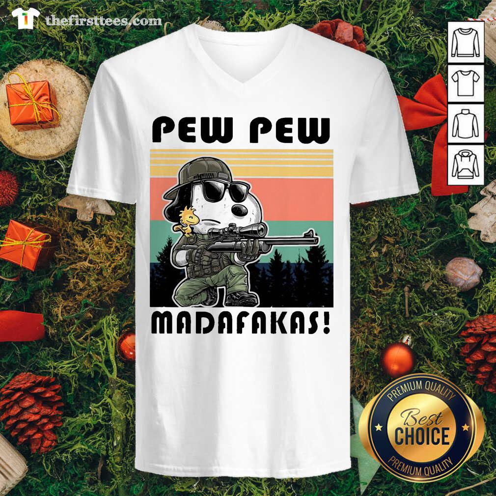 Lovely Snoopy Pew Pew Madafakas Vintage Shirt