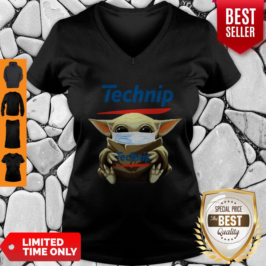 Official Baby Yoda Mask Hug TechnipFMC Coronavirus Shirt