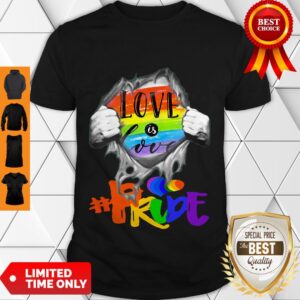 LGBT Love Is Love #Pride Blood Inside Me Shirt