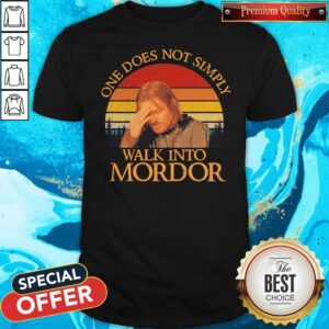 Nice One Does Not Simply Walk Into Mordor Vintage Shirt