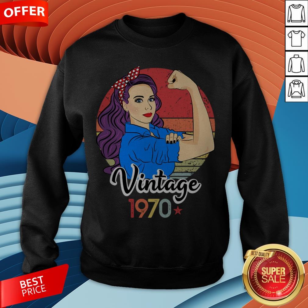 Vintage 1970 50th Birthday 50 Year Old Bday Born In 1970 T-Shirt