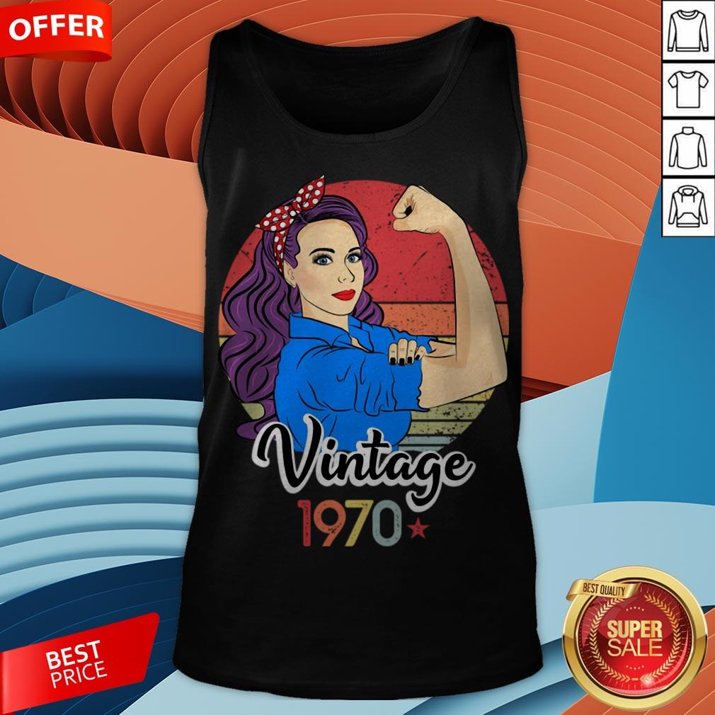 Vintage 1970 50th Birthday 50 Year Old Bday Born In 1970 T-Shirt