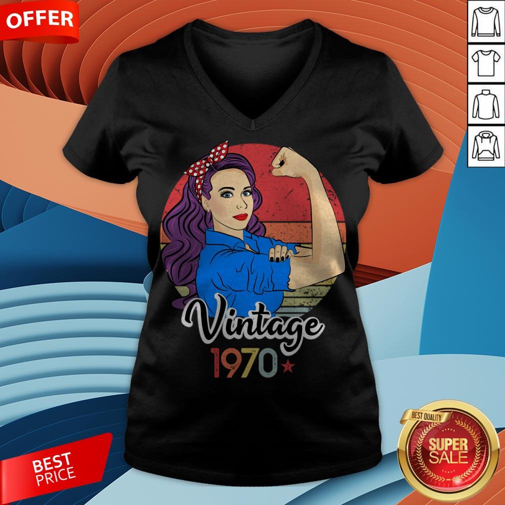 Vintage 1970 50th Birthday 50 Year Old Bday Born In 1970 T-Shirt