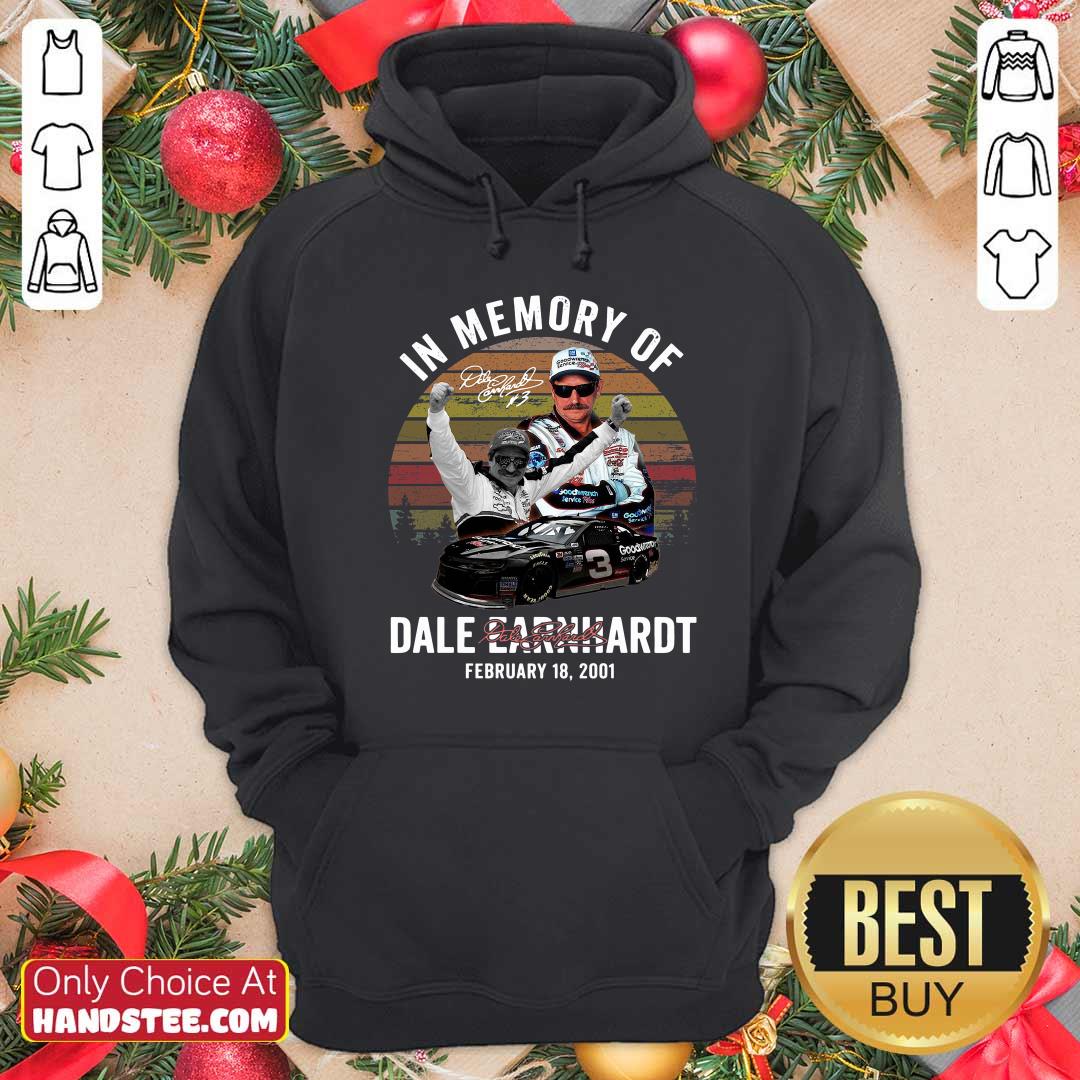 Vintage Retro In Memory Of Dale Earnhardt February 18 2001 Signature Shirt