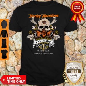 Skull Harley Davidson 2020 Pandemic COVID-19 In Case Of Emergency Shirt