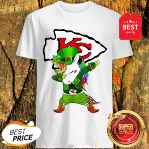 St Patrick’s Day Unicorn Dabbing Kansas City Chief Shirt