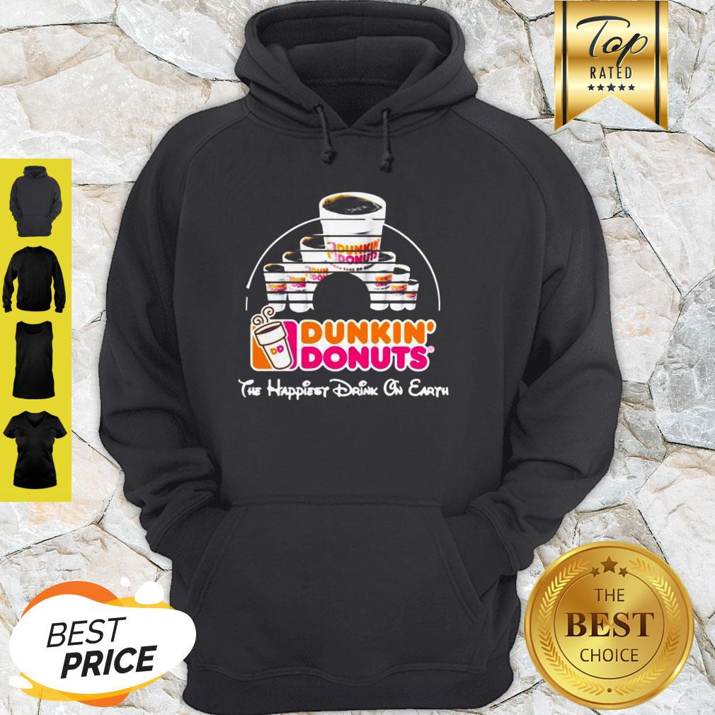 Walt Disney Dunkin’ Donuts The Happiest Drink On Earth Shirt