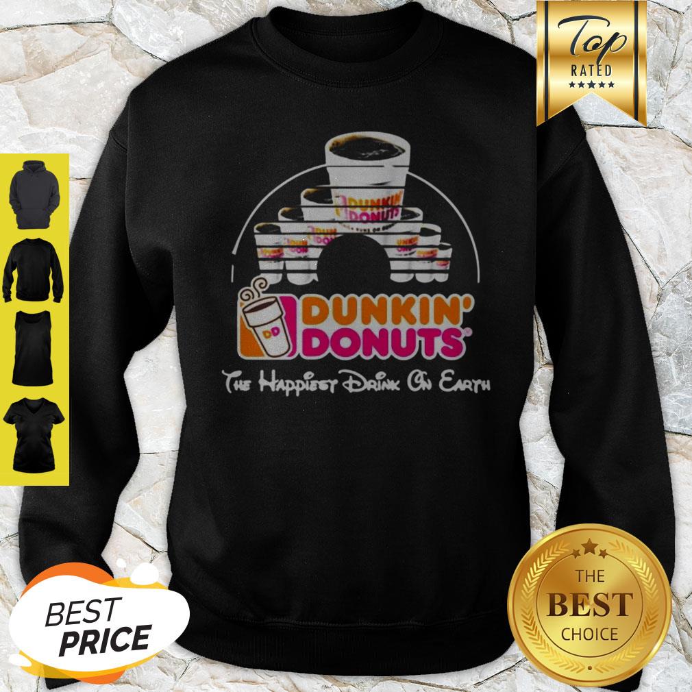 Walt Disney Dunkin’ Donuts The Happiest Drink On Earth Shirt