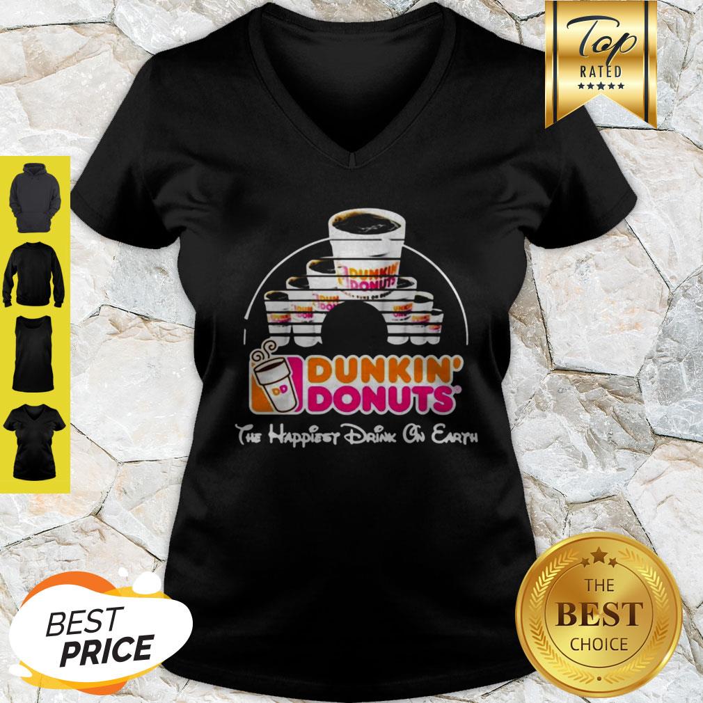 Walt Disney Dunkin’ Donuts The Happiest Drink On Earth Shirt