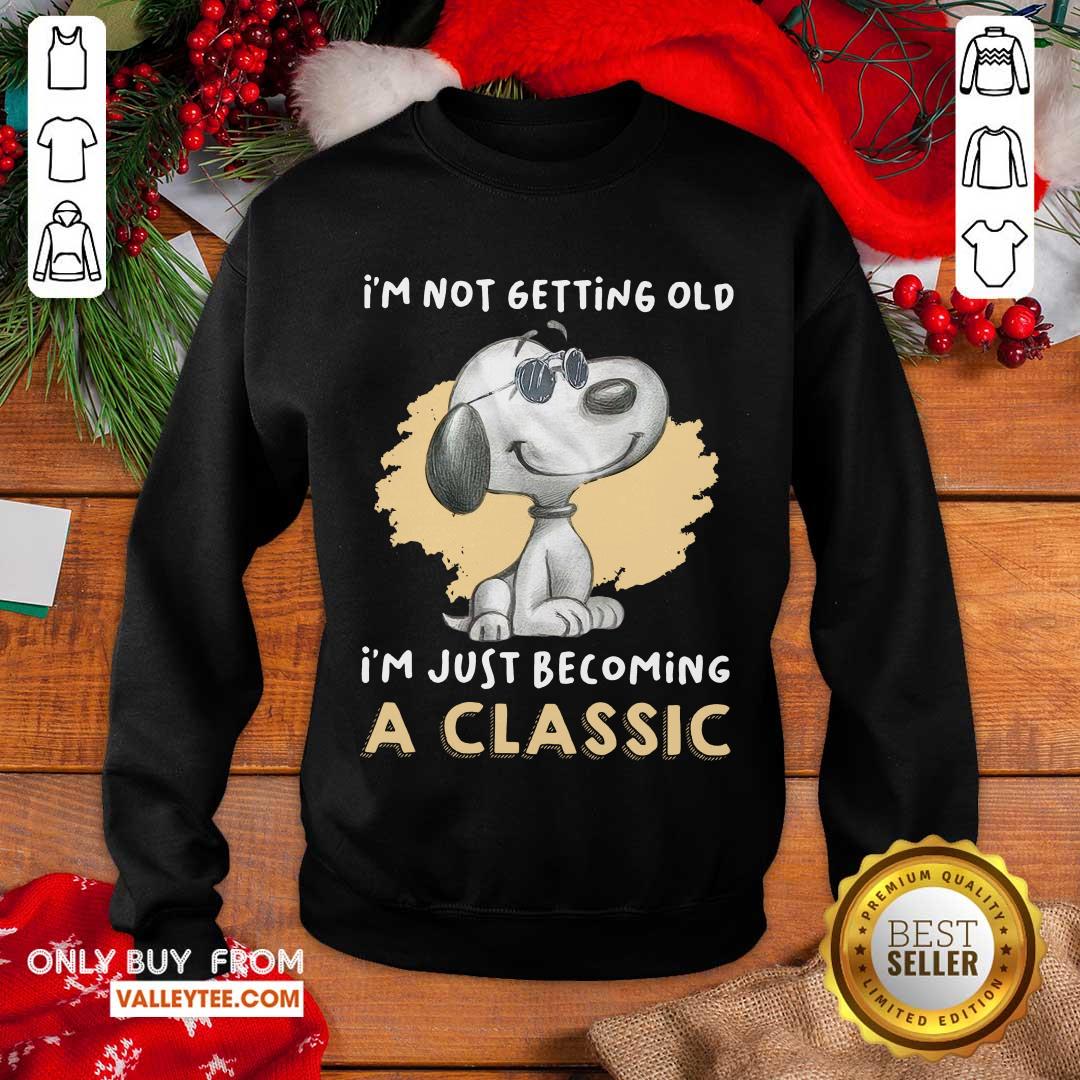 Wicked Snoopy I'm Not Getting Old I'm Just Becoming A Classic Shirt