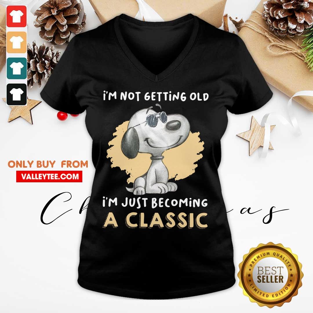 Wicked Snoopy I'm Not Getting Old I'm Just Becoming A Classic Shirt