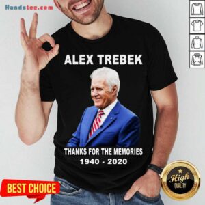 Premium Alex Trebek Thanks For The Memories 1940 2020 RIP Shirt