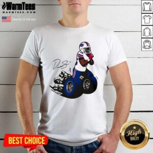 Original Buffalo Bills Fan Box Devin Singletary Motor Signature Shirt