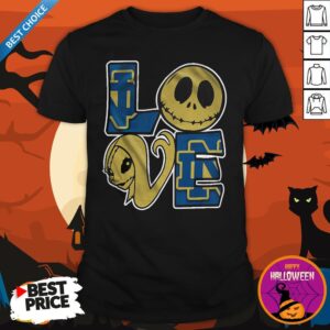 Official Notre Dame Jack Skellington And Sally Love Shirt