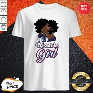 Perfect Black Girl New York Giants Girl Shirt