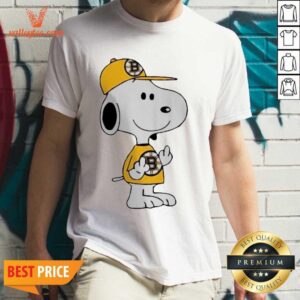 Delicate Snoopy Boston Bruins NHL Middle Fingers Fuck You Shirt