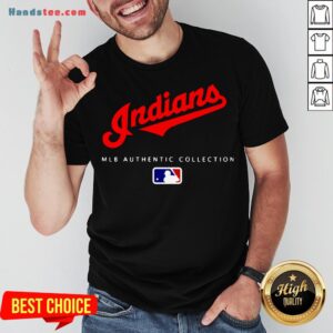 Top Mlb Authentic Collections Cleveland Indians Shirt