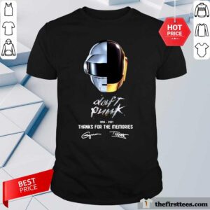 Nice Daft Punk 1993 2021 Thank For The Memories 2021 Signatures Shirt