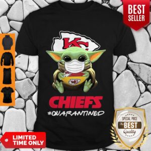 Official Baby Yoda Mask Kansas City Chiefs #Quarantined Coronavirus Shirt