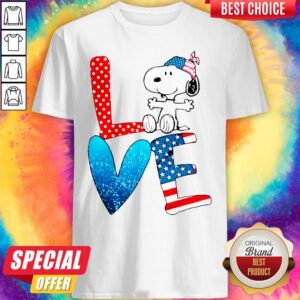 Snoopy Love American 4th Of July Shirt