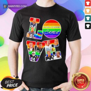 LGBT Love Carl Nassib Signature Shirt