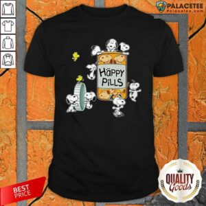 Hot Snoopy And Woodstock Happy Pills Shirt