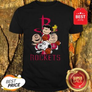 Official Peanuts Characters Mashup Houston Rockets Shirt