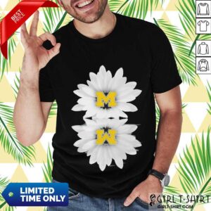 Premium Daisy Floral Water Reflection Shirt
