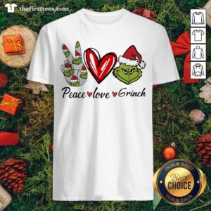 Premium Peace Love Grich Christmas Shirt