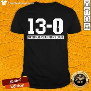 Original 13-0 Alabama National Champions 2021 Shirt