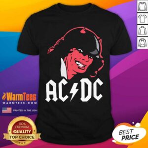 Original Rock Band Red Ac Dc Shirt